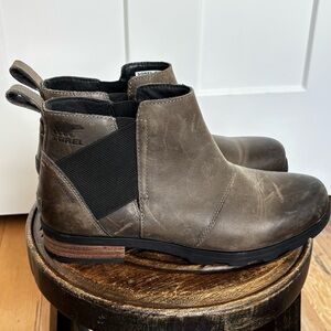 Sorel Brown Ankle Boots